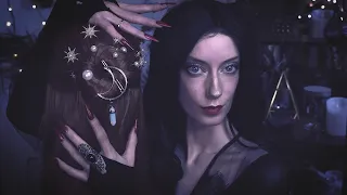 ASMR Morticia Addams Styles Your Hair (Get Wedding Ready!) 🥀Hair Brushing, Personal Attention