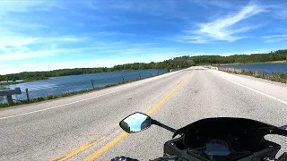 Honda CBR300R | Cruise Up To The Lake/State Park On A Sunny Day