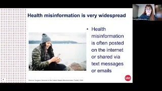Strategies to Combat Health Misinformation