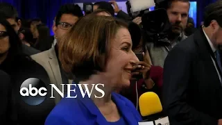 Amy Klobuchar talks impeachment post-Democratic debate l ABC News