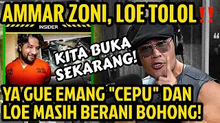 AMMAR ZONI, GUE BONGKAR YA‼️DAN GUE MALU PERNAH UNDANG LO‼️ - Deddy Corbuzier Podcast