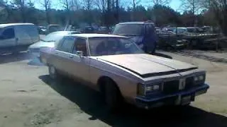 Oldsmobile 98 regency 5.7 diesel burnout