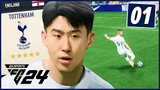 The start of a NEW ERA at Tottenham Hotspur... Ep1 (EA FC 24 career mode)