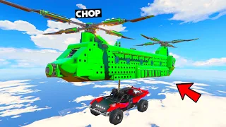 BUILDING A SUPER POWERFUL CAR LIFTING HELICOPTER IN TRAILMAKERS