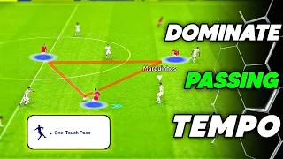 Tips to Improve Your Passing Tempo & ONE TOUCH PASS | eFootball 2023 mobile #efootball2023 #pes2023