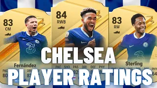 FIFA 24 - CHELSEA PLAYER OFFICIAL RATINGS! EAFC 24 Ft.. Sterling, Nkunku And Reece James