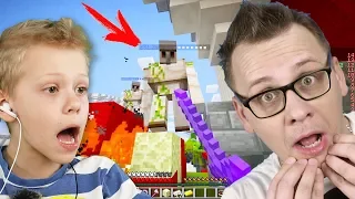 EPIC BATTLE IN MINECRAFT Dad and Bed Wars to the Last Bed