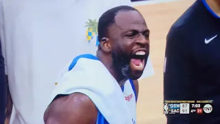 Draymond Green Vs. Sacramento Kings Fans  Draymond Ejected from #nba #playoffs after stomping