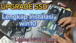 CARA GANTI HARDISK DENGAN SSD LAPTOP HP 14S