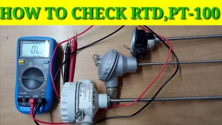 How to check RTD, PT-100