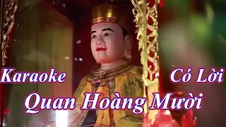 Karaoke Quan Hoàng Mười có lời , Hoài Thanh