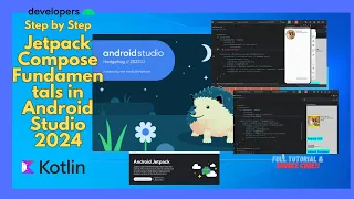 Android Studio Jetpack Compose Fundamentals Part1 (Text, Modifiers, Image and Layout) for beginners.