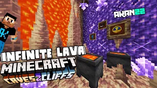 Minecraft 1.17 - Infinite LAVA, Dripstone & More - with Akan22 "Minecraft Caves And Cliffs Update