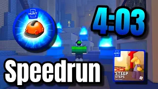 THE HUNT SPEEDRUN | Steep Steps 'Platform Problems' Badge Any% Speedrun in 4:03 (The Hunt)