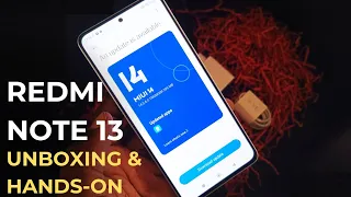 Xiaomi Redmi Note 13 4G Unboxing, Hands-on Review, First look