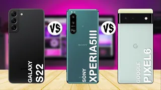 Samsung Galaxy S22 vs Sony Xperia 5 III vs Google Pixel 6 - Comparison