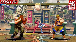 Guile vs Luke (Hardest AI) - Street Fighter V | 4K 60FPS HDR