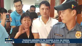 Pagkaka-abswelto sa kasong iligal na droga ni Mark Anthony Fernandez, ikinagulat ng PDEA