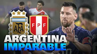 PERU 0 - ARGENTINA 2 - ELIMINATORIAS SUDAMERICANAS 2023 RUMBO AL MUNDIAL 2026 -  MESSI IMPARABLE