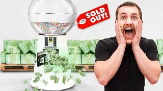 Our 7 FOOT Gumball Vending Machine Is SOLD OUT?!