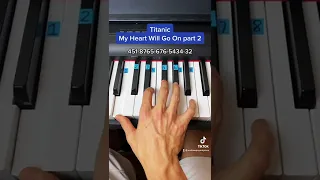 My Heart Will Go On - Titanic (Part 2) easy piano tutorial!