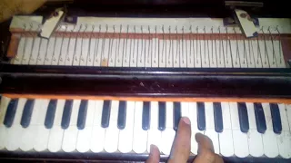 Kabhi jo badal barse (female) harmonium instrumental