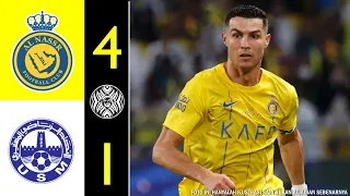 🔥 CRISTIANO RONALDO HEADER PERFECT GOAL 🔥 AL NASSR VS 미국 모나스티르 ◉ Highlights & All Goals 1080P FHD