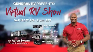 General RV Presents: 2021 Virtual RV Show | LIVE Saturday 2/6