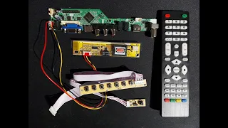 Podłączenie matrycy jako monitor- kontroler LVDS