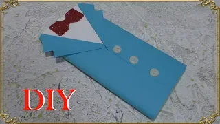 ПОДАРОК на 23 ФЕВРАЛЯ ЗА 5 МИНУТ / DIY Gift wrapping / Подарки своими руками