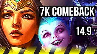 SIVIR & Karma vs JINX & Milio (ADC) | 7k comeback, 53k DMG, Dominating | BR Master | 14.9