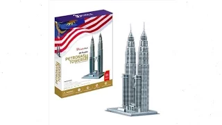 "Torres Petronas" | "Petronas Towers" - Puzzle 3D