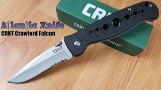 CRKT CRAWFORD FALCON COMBO FOLDING KNIFE 6243N