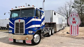 Cabover visits Air Force Base And Pulls A Brand New Bunkhouse