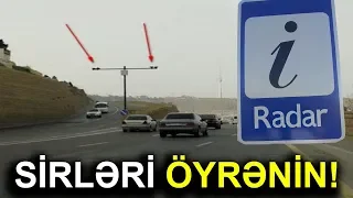 Radarlar avtomobilinizin sürətini neçə metrdən ölçə bilir - Sirləri öyrənin!