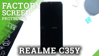 How to Apply Screen Protector on REALME C35 - Install Tempered Glass