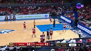 Jacob Cortez struggles in Game 1 of the Finals vs Mapúa | NCAA Season 99