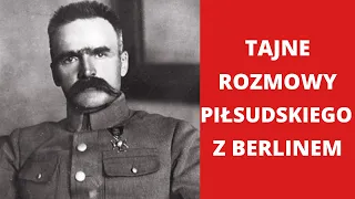 CZY PIŁSUDSKI CHCIAŁ ODDAĆ NIEMCOM POLSKIE ZIEMIE?