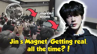This is getting Deep! Look at the 'Magnet inside' Jin is Very Sticky?!