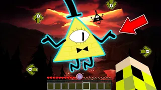 I FOUND BILL CIPHER FROM GRAVITY FALLS IN MINECRAFT ! FNF VS GRAVITY FALLS MINECRAFT
