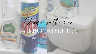 Sunday Reset | Clean With Me | BATHROOM EDITION | Cleaning Motivation