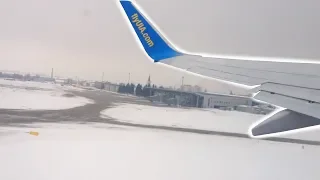 Ukraine International Airlines (UIA) Boeing 737-800 Full Takeoff from Kharkiv Airport (HRK/UKHH)