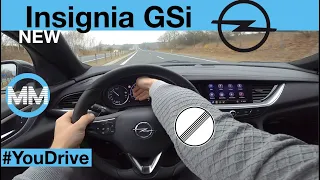 Opel Insignia GSi 2.0 Turbo (169 kW) POV Test Drive + Acceleration 0-230 km/h