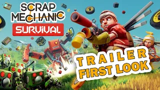 Scrap Mechanic Survival! - Trailer First Look