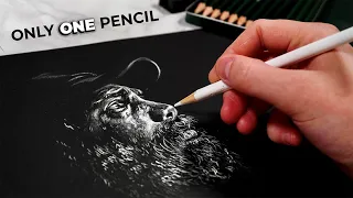Drawing a Portrait with ONLY 1 PENCIL