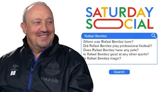 Rafael Benítez Answers the Web's Most Searched Questions About Him | Autocomplete Challenge