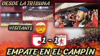 DESDE LA TRIBUNA SANTA FE vs AMÉRICA (1-1) Liga Betplay 2022-ll Fecha 5