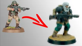 Converting TALLARN DESERT RAIDERS from Cadian Shock Troops - Warhammer Kitbashing