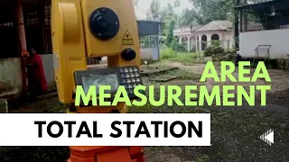 Area calculation using Total Station : Surveying practical