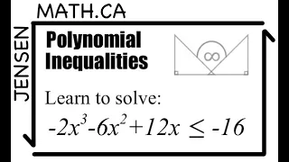 Solving Polynomial INEQUALITIES | jensenmath.ca |